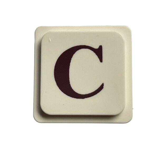 UpWords 3D Letter C Tile Replacement Stacking Word Game Piece 1988 Edition u Vin - Picture 1 of 2